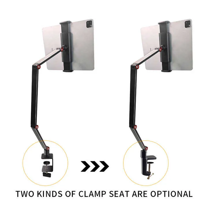 حامل كمبيوتر لوحي ، حامل كمبيوتر لوحي بتصميم . Tablet PC Holder, Adjustable Multi-Angle Design Tablet