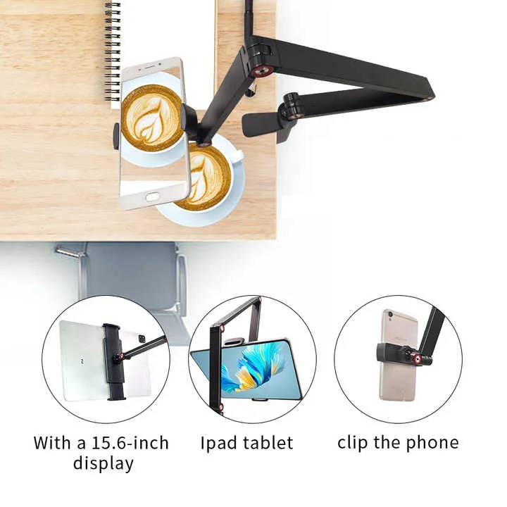 حامل كمبيوتر لوحي ، حامل كمبيوتر لوحي بتصميم . Tablet PC Holder, Adjustable Multi-Angle Design Tablet