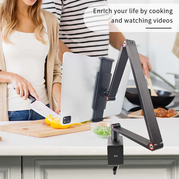 حامل كمبيوتر لوحي ، حامل كمبيوتر لوحي بتصميم . Tablet PC Holder, Adjustable Multi-Angle Design Tablet