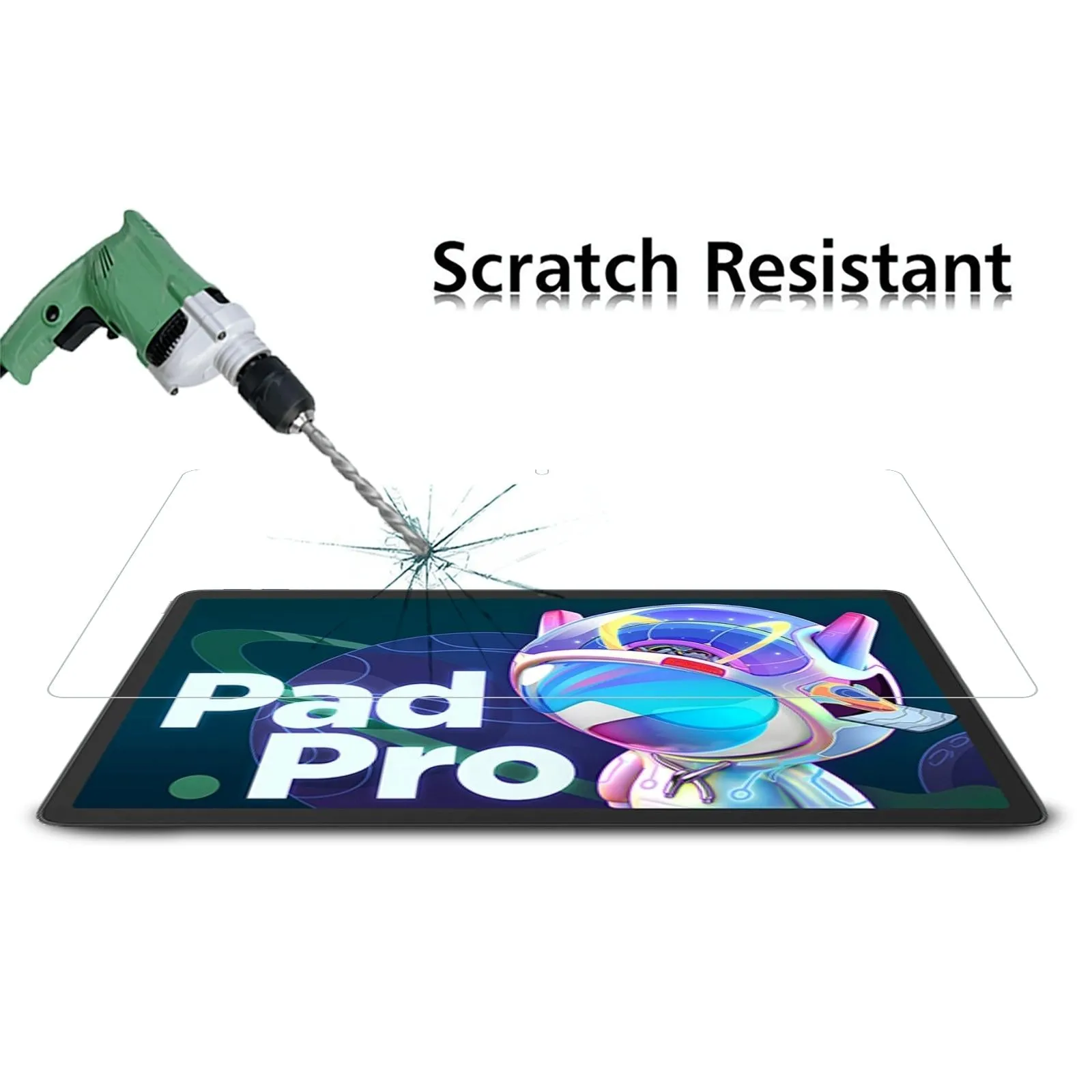 11.2 Tempered Glass Film For Lenovo Pad Pro 2022 / Tab P11 Pro Gen 2 / Xiaoxin Pad Pro 2022 - 9H Explosion-Proof 0.3Mm Thickness