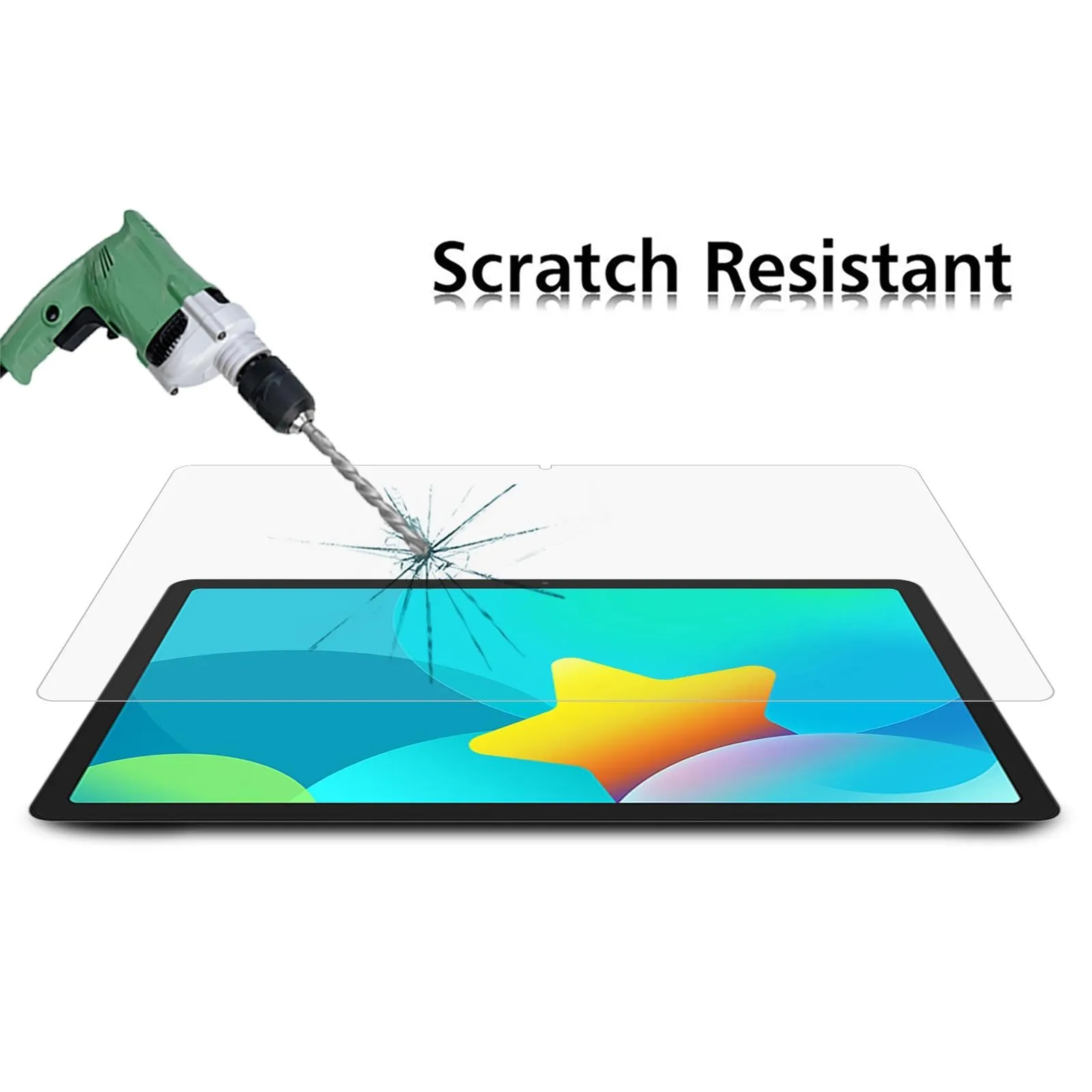 2-Pack 9H Tempered Glass Film For Lenovo Tianjiao Pad 11 / Honor Tab V7 Pro