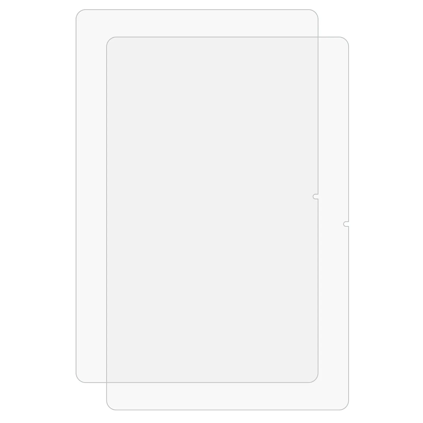 2-pack Tempered Glass Film for Samsung Galaxy Tab S8 - 9h 2.5d Explosion-proof
