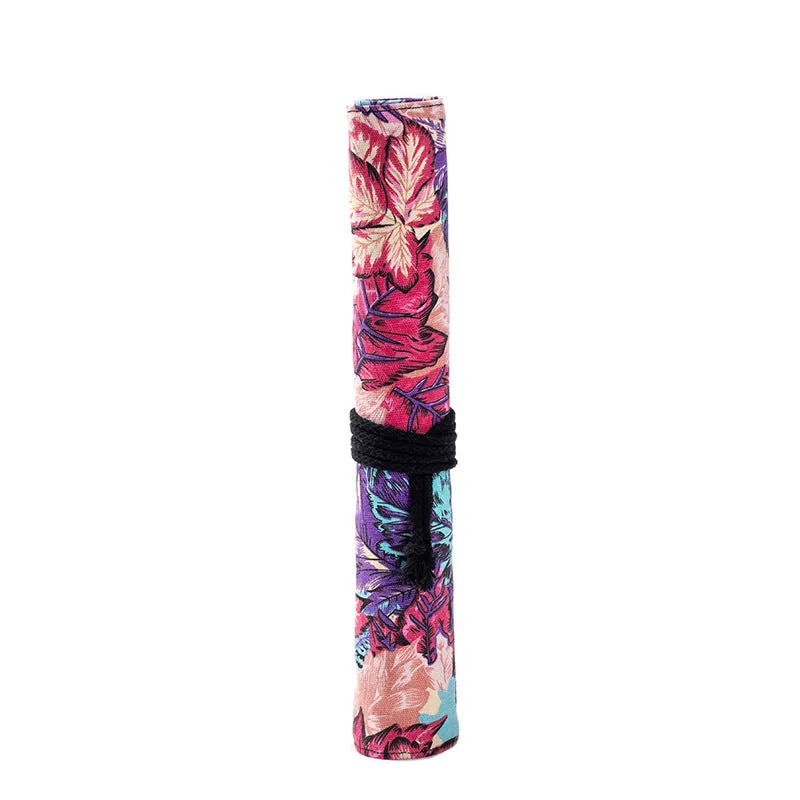 20 Hole Position Gouache Pen Writing Brush Curtain Large Capacity Brush with Makeup Brush Multi-Style