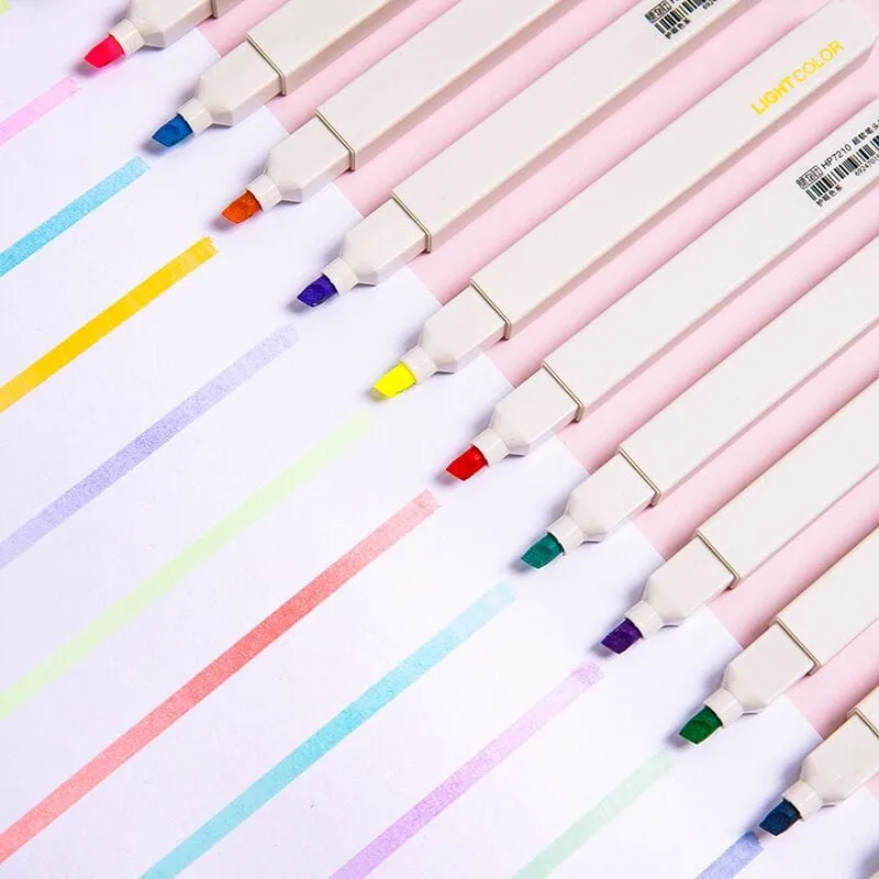 6pcs/lot Soft Color Kyuto 2D Highlighters