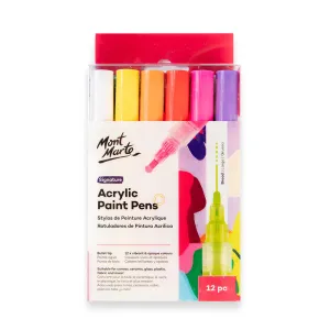 Acrylic Paint Pens Signature Broad Tip 12pc