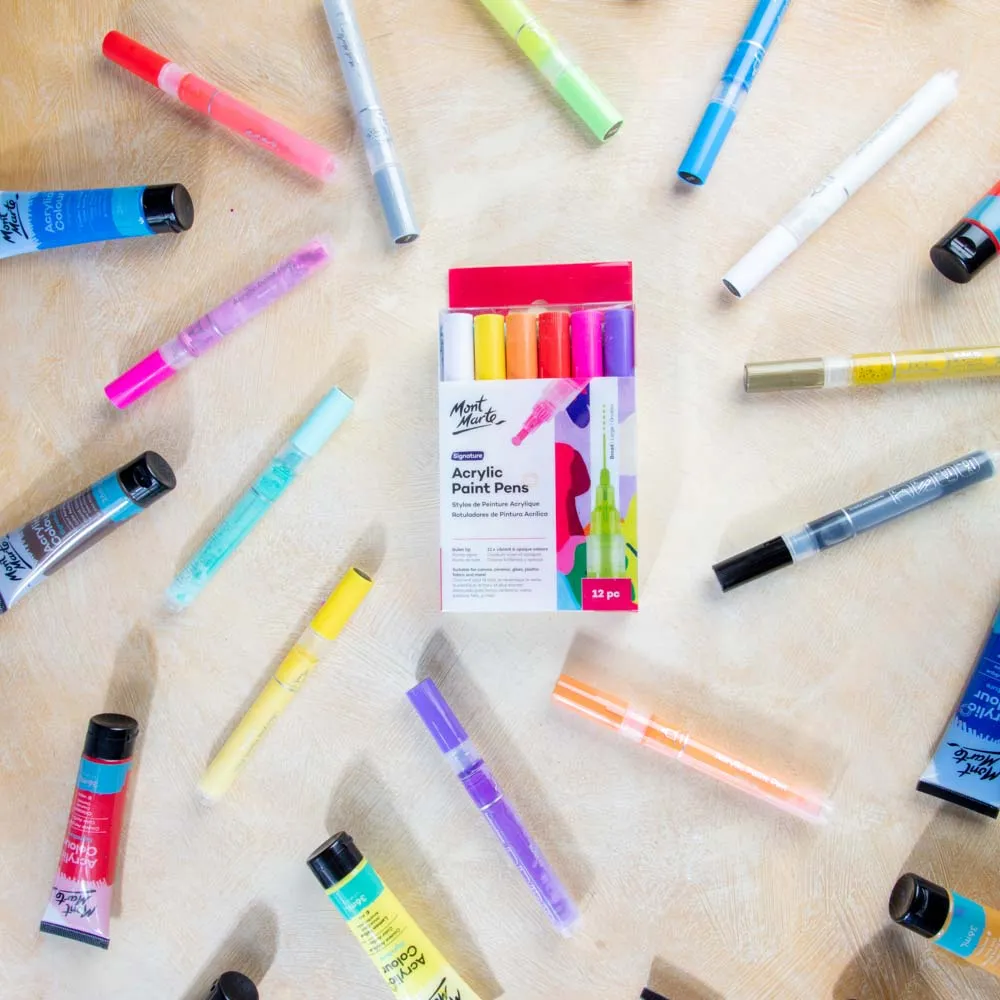 Acrylic Paint Pens Signature Broad Tip 12pc