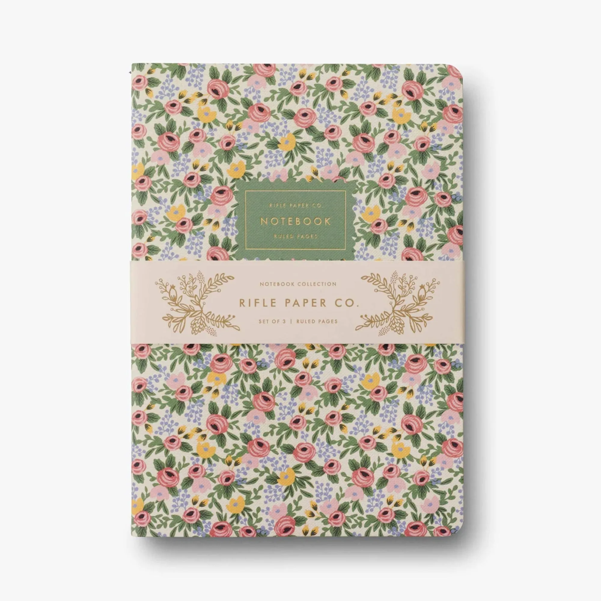 Assorted Rosa Notebooks (Set of 3)