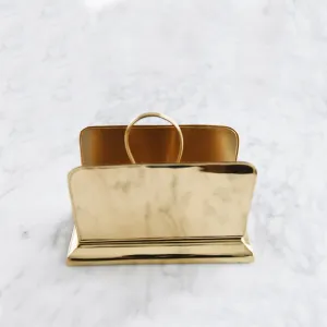 Brass Letter Organizer