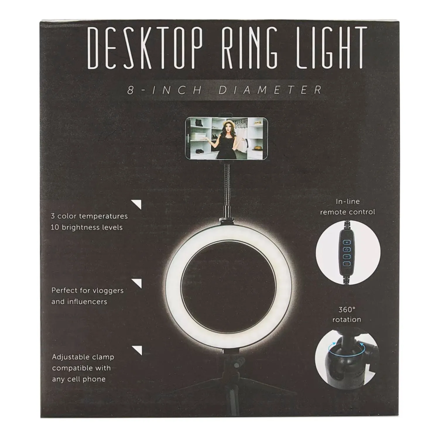 Brilliant Ideas LED Ring Light 8"