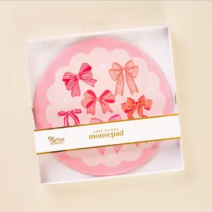 Chic Clicks Mouse Pad, Blushing Bows