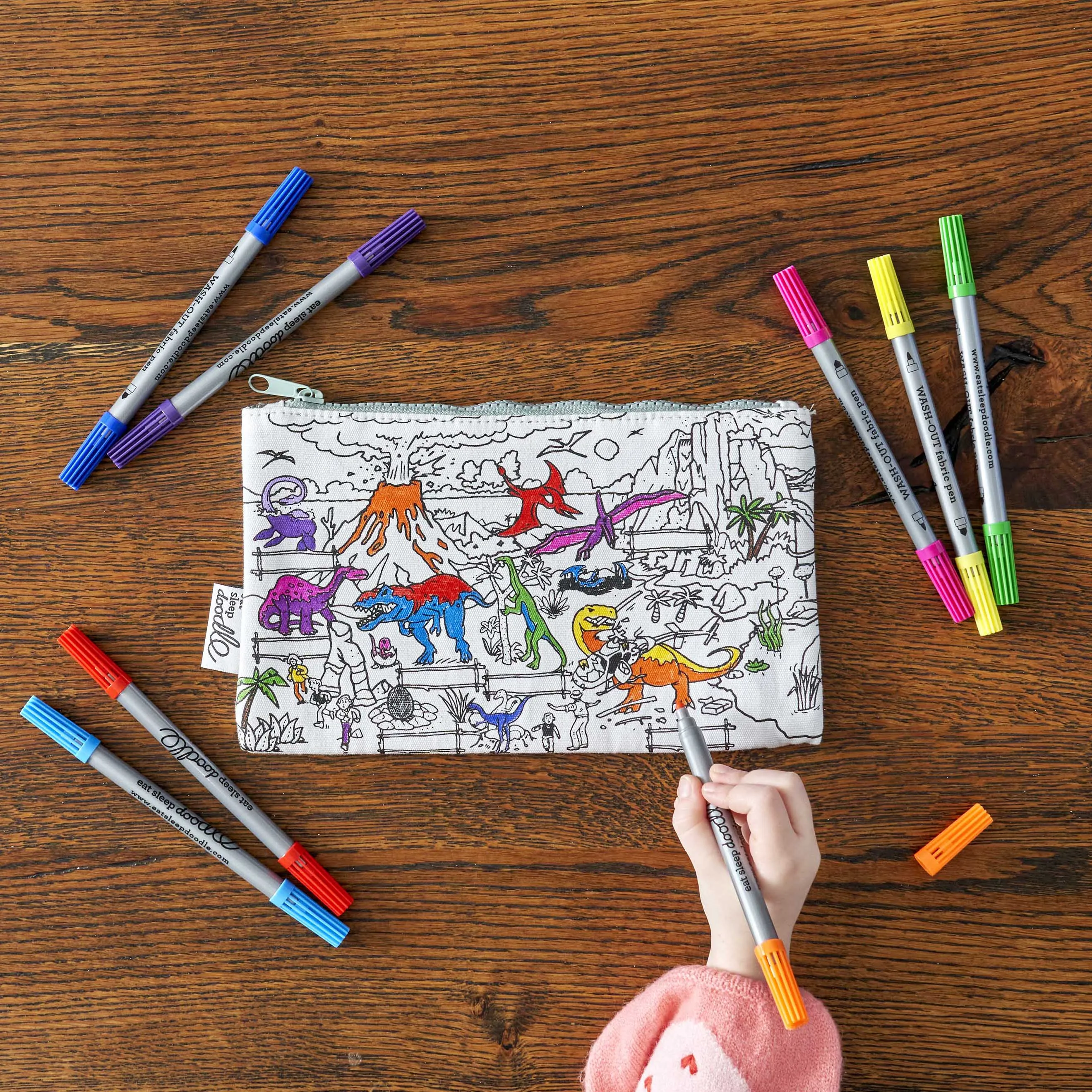 dinosaur pencil case