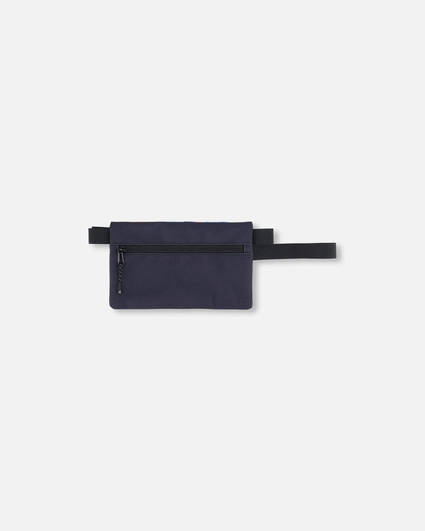 Double Pencil Case Black Butterfly Print