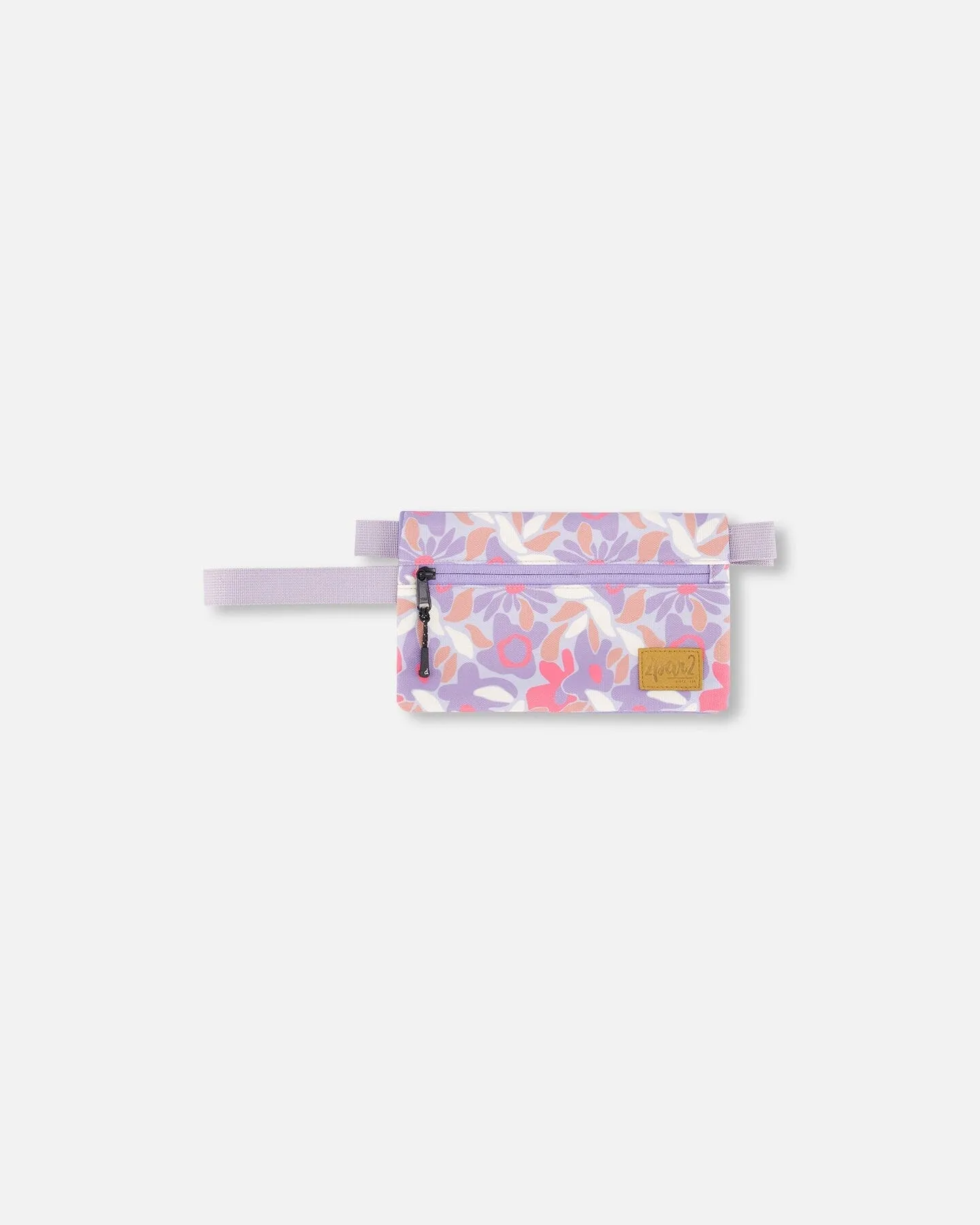Double Pencil Case Lilac Cat Print