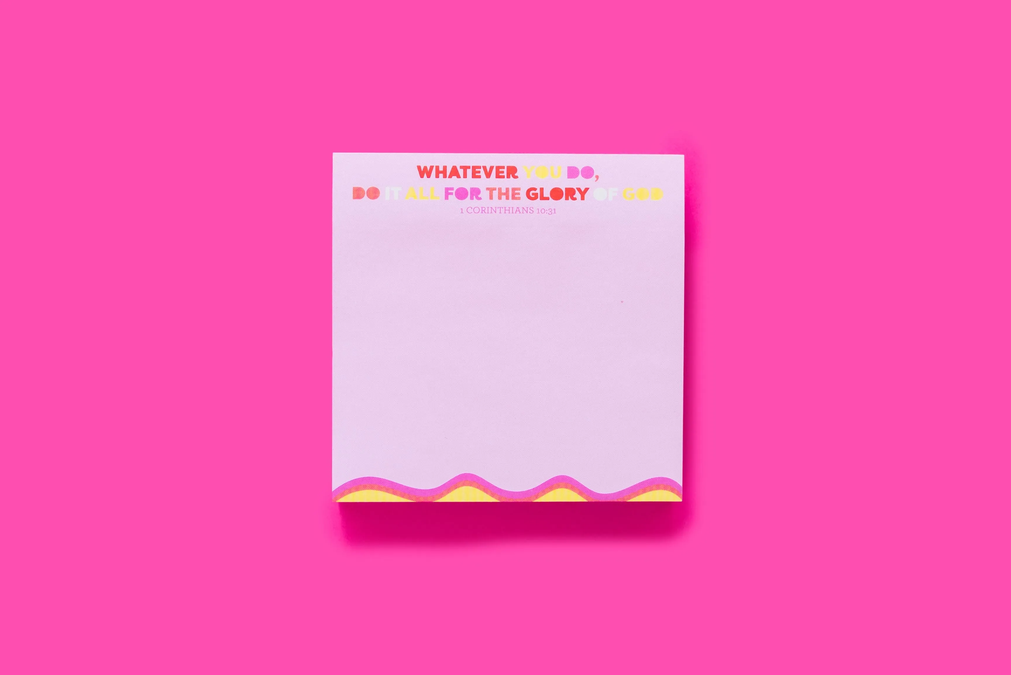 Glory of God Sticky Notes