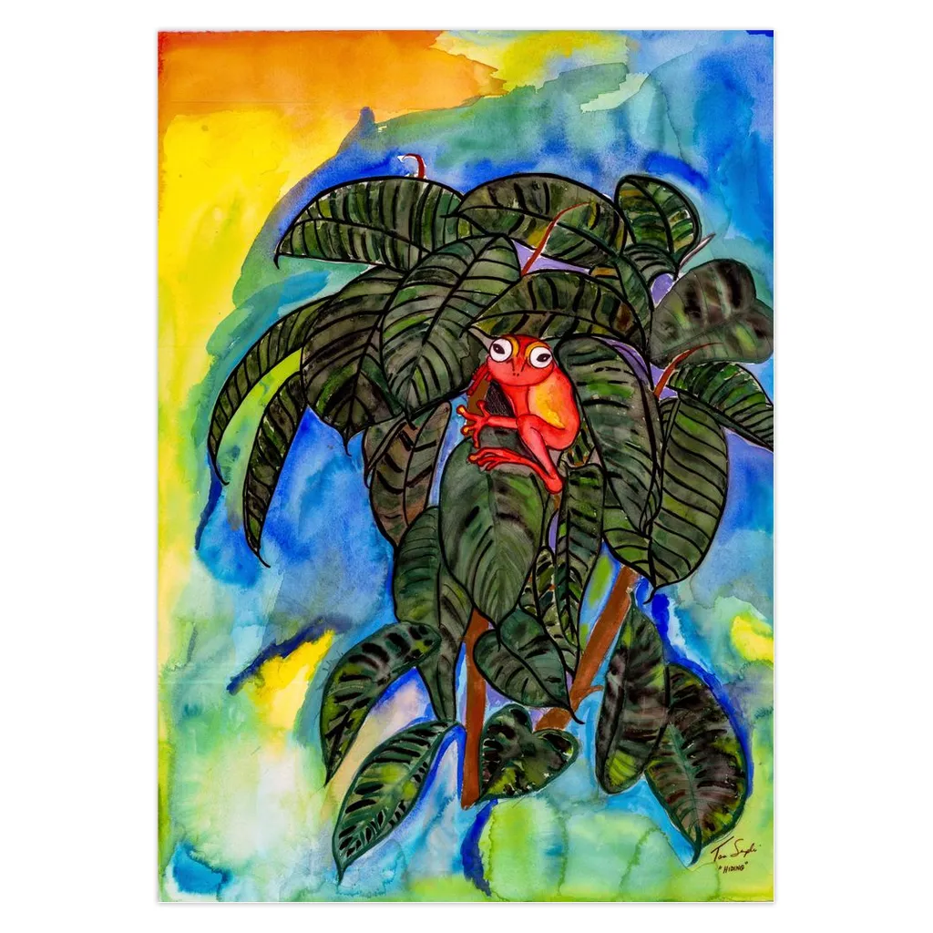 Greeting Cards-Tree Frog