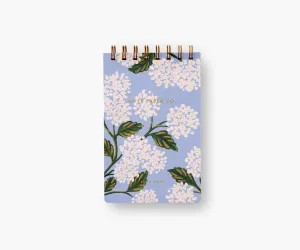 Hydrangea Pocket Top Spiral Notebook