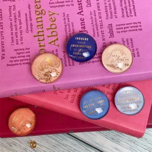 Jane Austen Magnets - Glass Quote Design