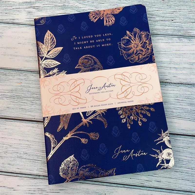 Jane Austen Notebooks - Set of 3