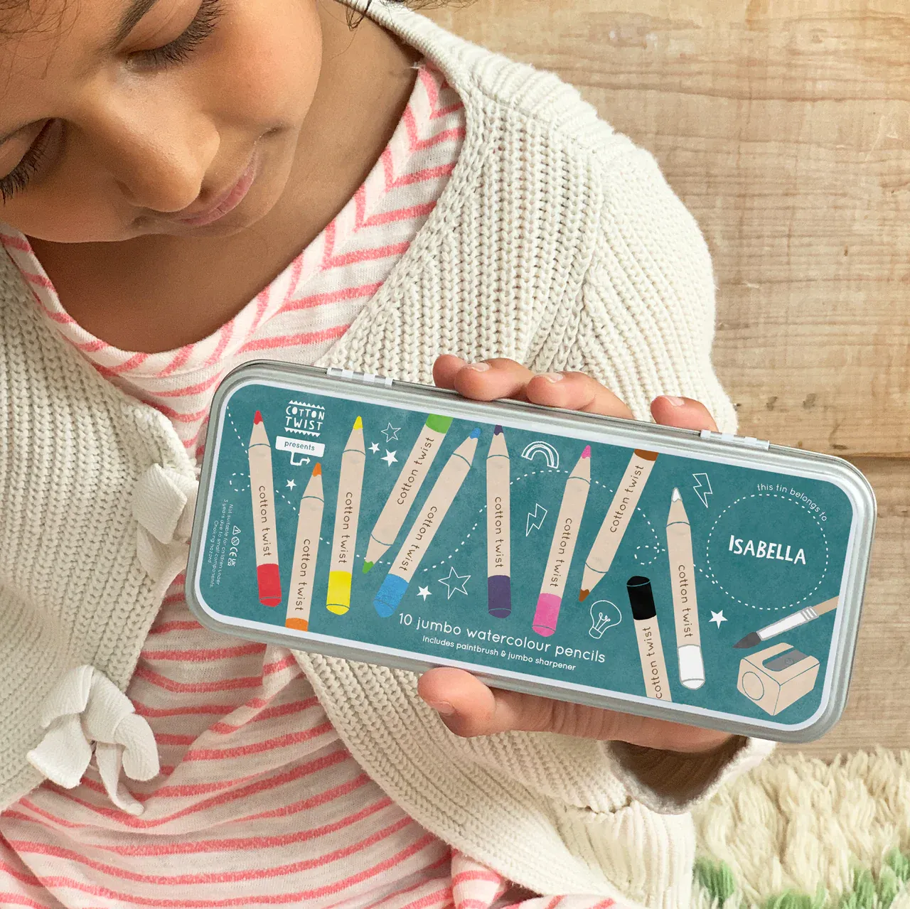 Jumbo Watercolour Pencils Tin