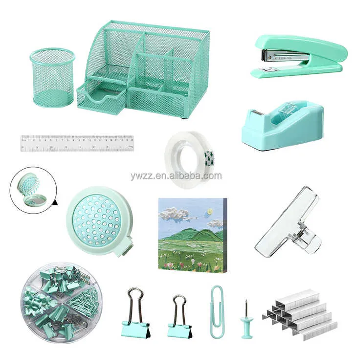 Metal Desk Stationery Accessory Set-مجموعة ملحقات مكتبية