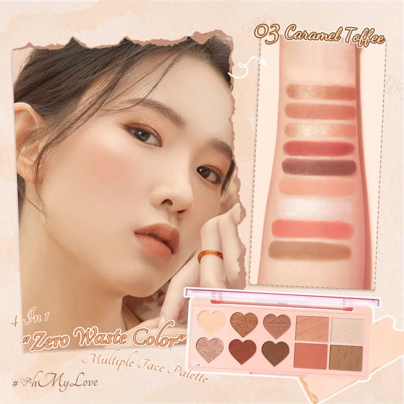 Multifunction Blush & Highlight Eyeshadow Palette