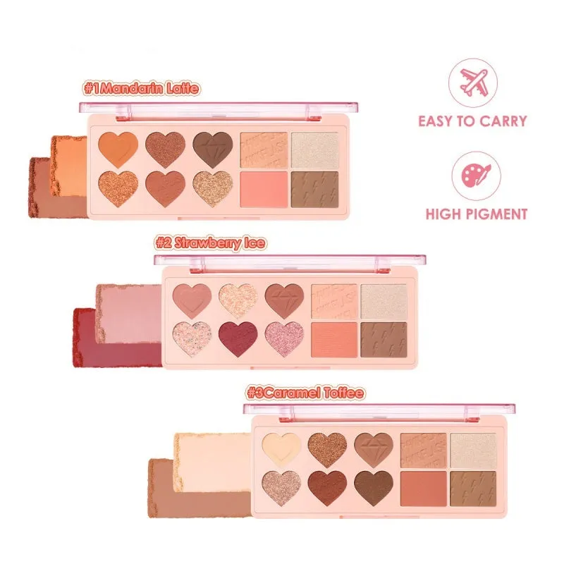 Multifunction Blush & Highlight Eyeshadow Palette