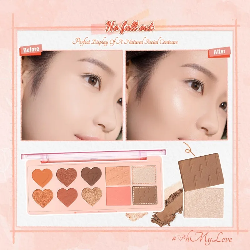 Multifunction Blush & Highlight Eyeshadow Palette