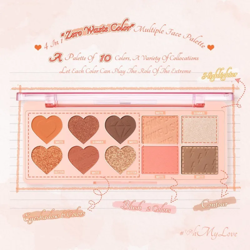 Multifunction Blush & Highlight Eyeshadow Palette
