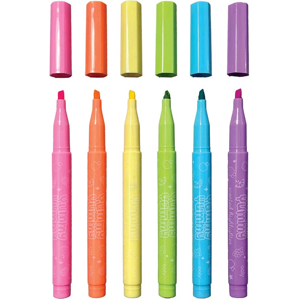 Ooly Yummy Yummy Scented Pastel Highlighters - 6 Pack