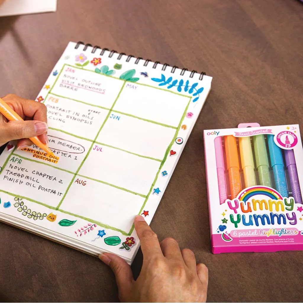 Ooly Yummy Yummy Scented Pastel Highlighters - 6 Pack