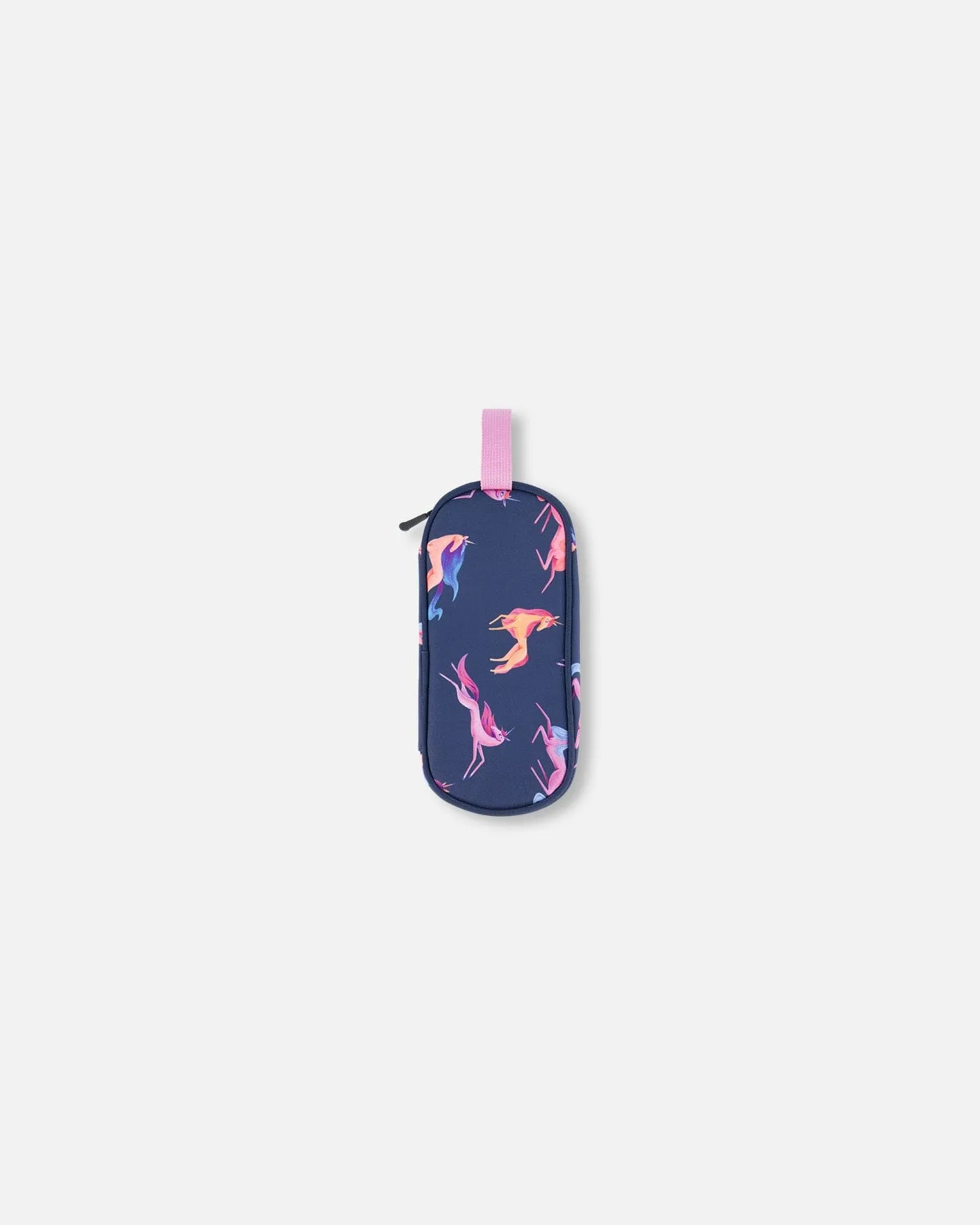 Pencil Case Navy Printed Unicorn