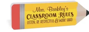 Pencil Plaque
