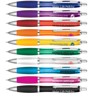 Promotional Curvy Pens - Unprinted sample