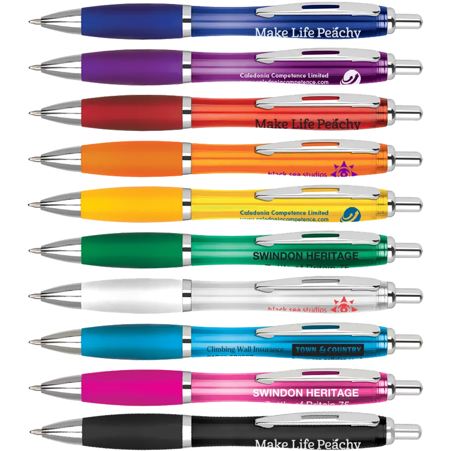Promotional Curvy Pens - Unprinted sample