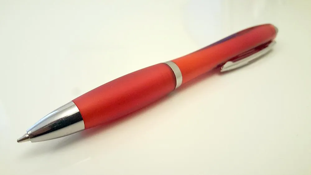 Promotional Curvy Pens - Unprinted sample