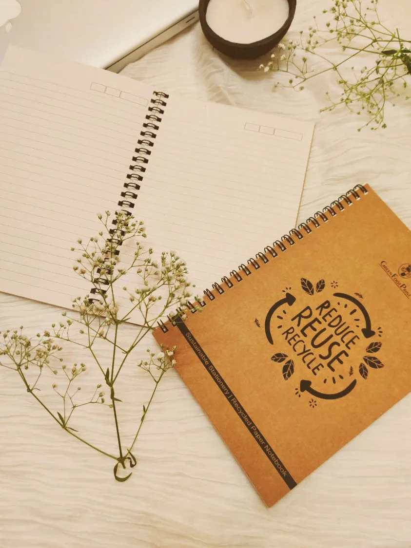 Recycled Notebooks Ruled Paper Pack Of 5