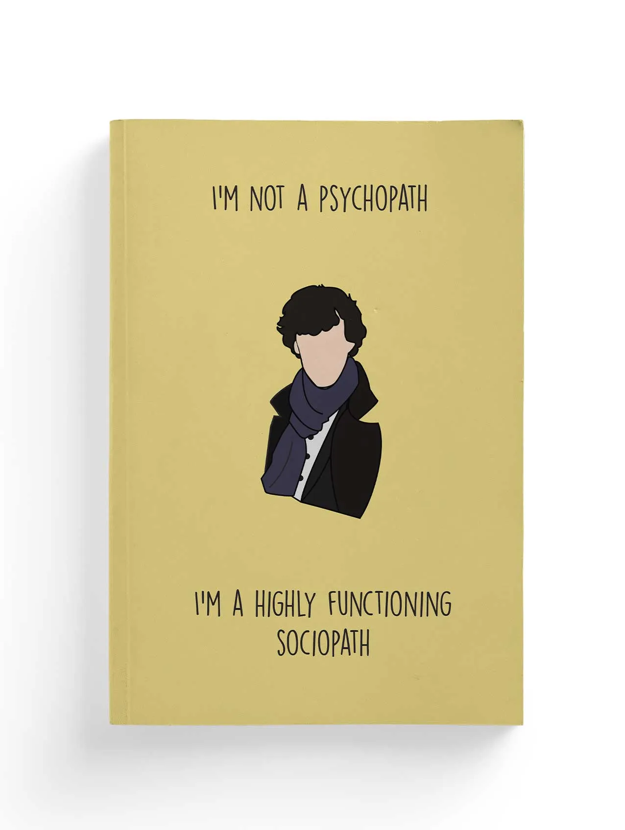 Sherlock Minimalistic Composition Notebook