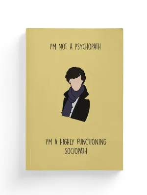 Sherlock Minimalistic Composition Notebook