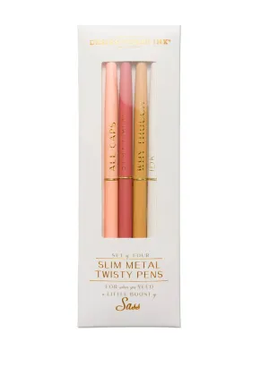 Sunny Days Set of 4 Pens