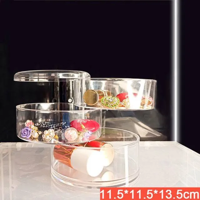 Tiers Rotatable Round Jewelry Organizer