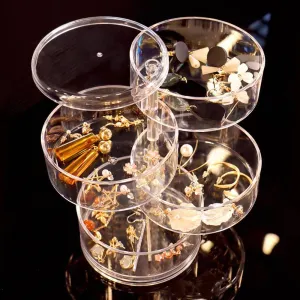 Tiers Rotatable Round Jewelry Organizer