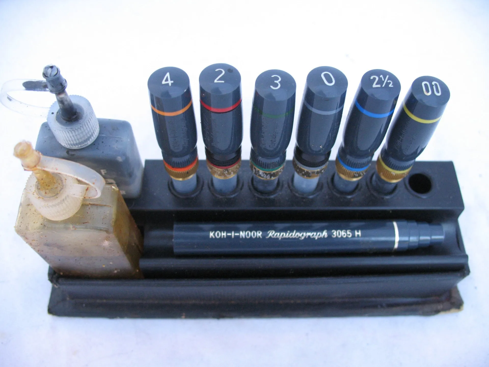 Vintage KOH-I-NOOR KOHINOOR RAPIDOGRAPH Engineering Drafting Drawing Lettering PENS PEN