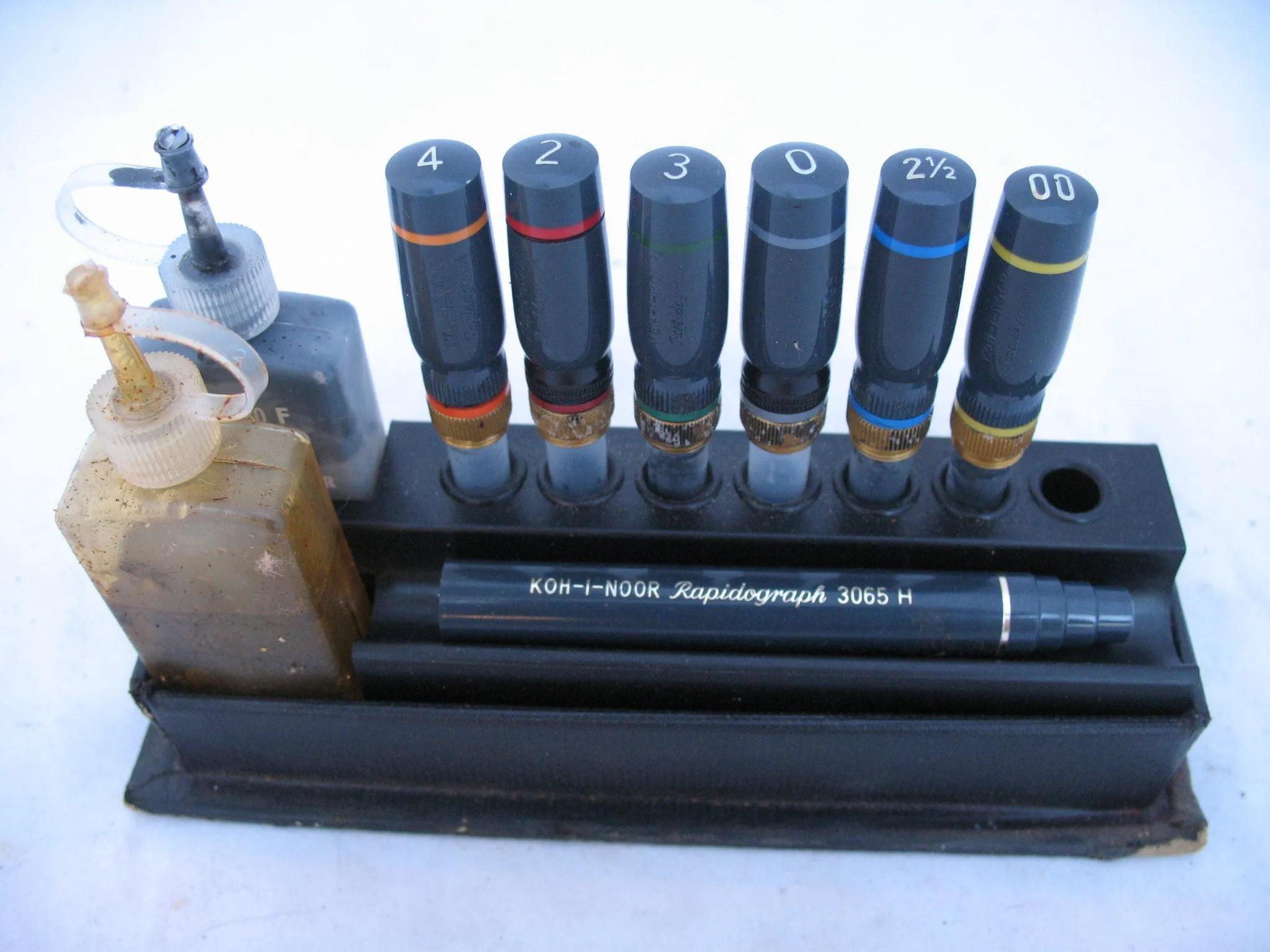 Vintage KOH-I-NOOR KOHINOOR RAPIDOGRAPH Engineering Drafting Drawing Lettering PENS PEN