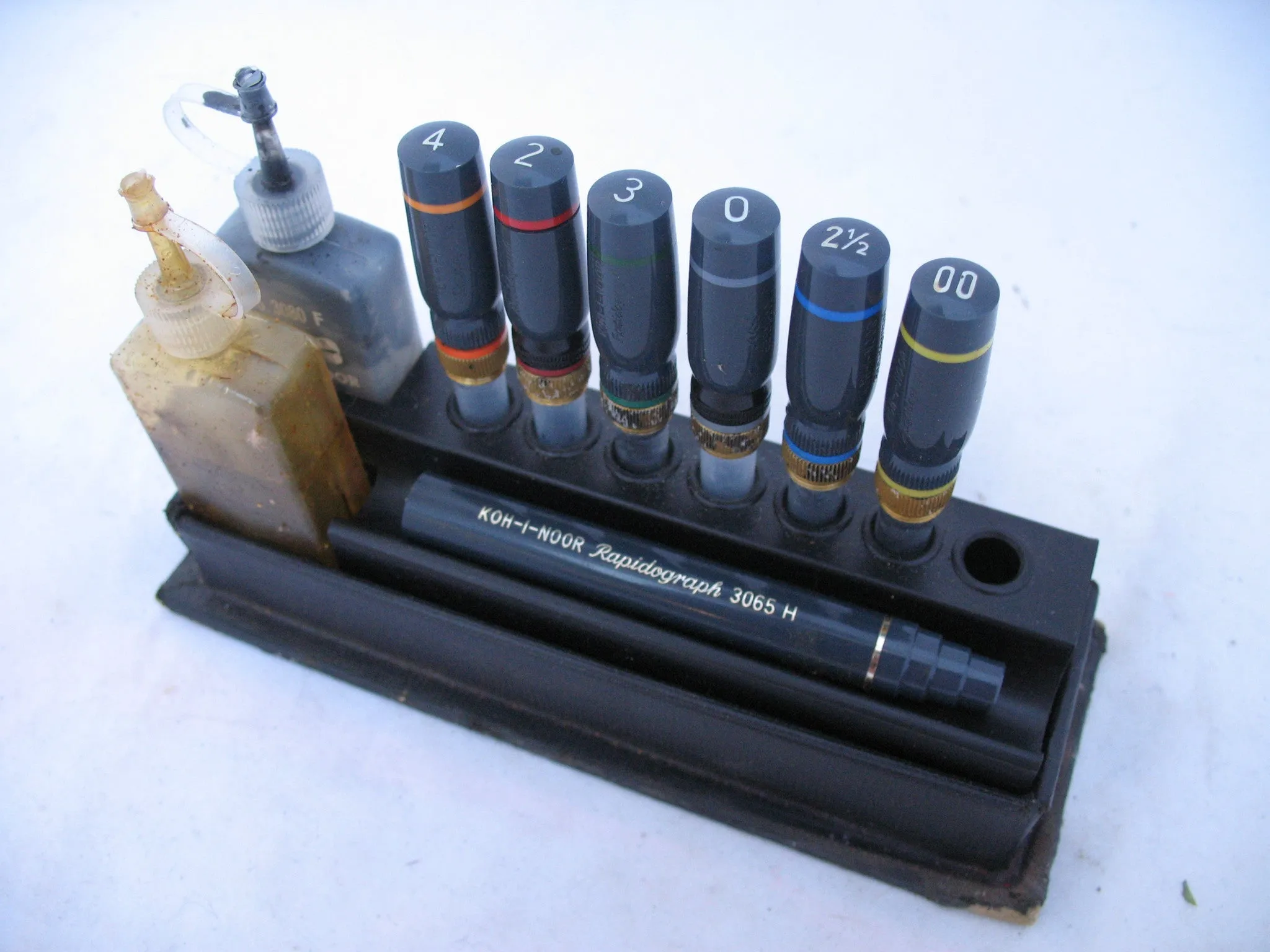 Vintage KOH-I-NOOR KOHINOOR RAPIDOGRAPH Engineering Drafting Drawing Lettering PENS PEN
