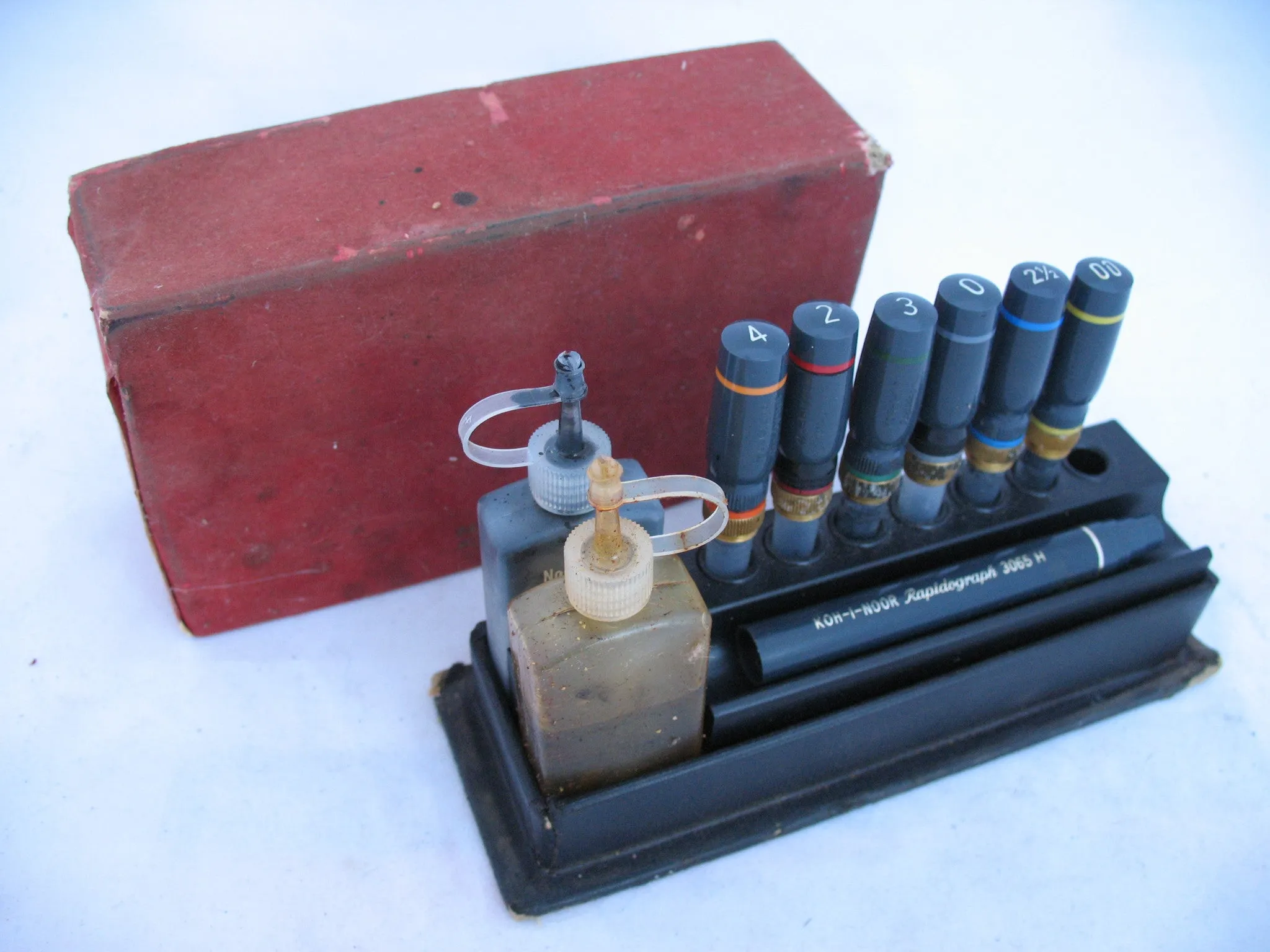 Vintage KOH-I-NOOR KOHINOOR RAPIDOGRAPH Engineering Drafting Drawing Lettering PENS PEN