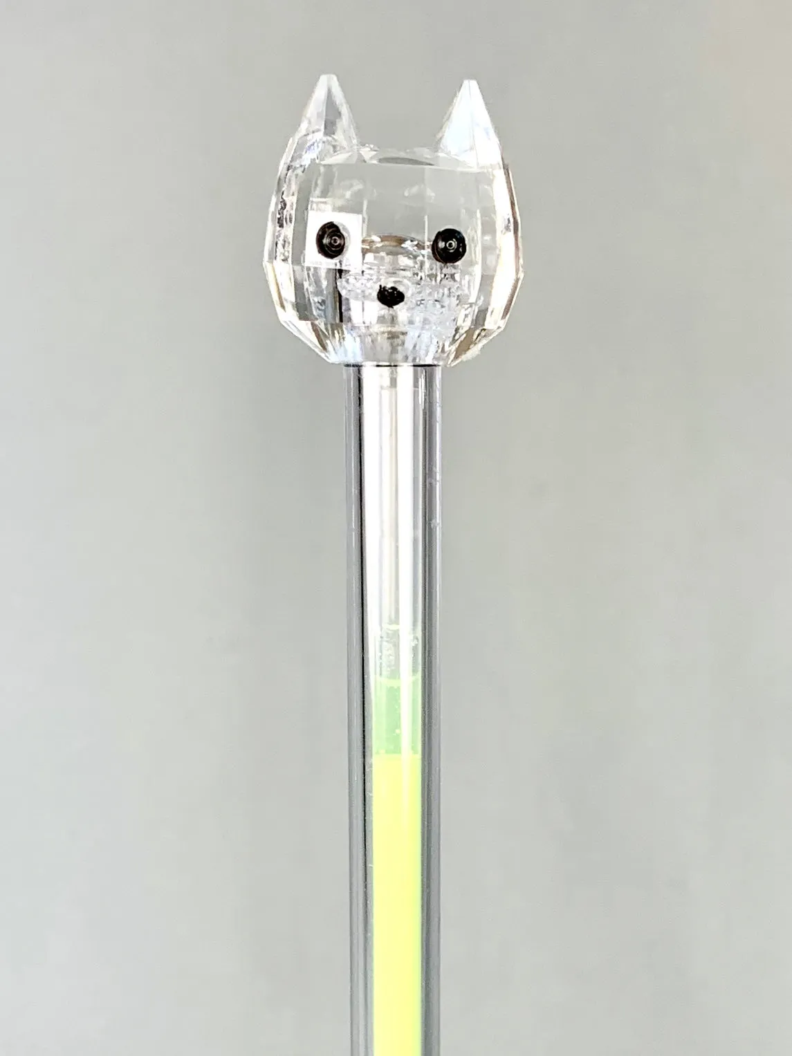 X 22292 RAINBOW DIAMOND CAT GEL PEN-DISCONTINUED
