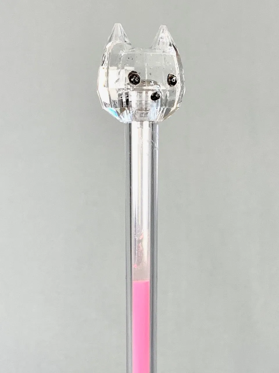 X 22292 RAINBOW DIAMOND CAT GEL PEN-DISCONTINUED