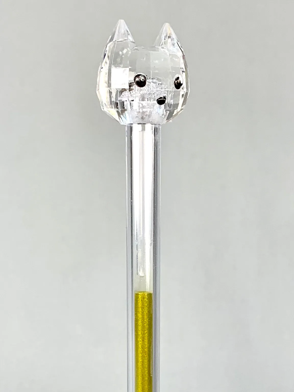 X 22292 RAINBOW DIAMOND CAT GEL PEN-DISCONTINUED